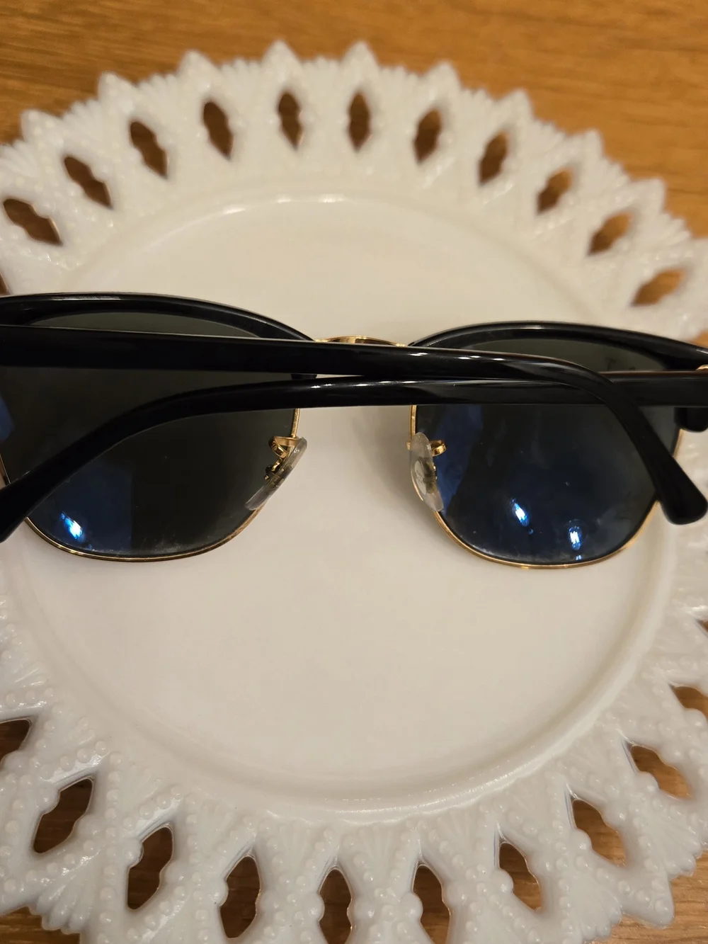 Ray-Ban Clubmaster Men's Black/Gold Sunglasses